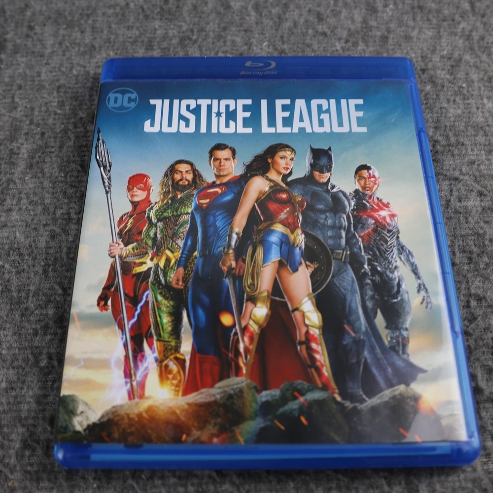 Justice League Blu-ray Disc 2017 Ben Affleck Superhero Movie Warner Bros DC